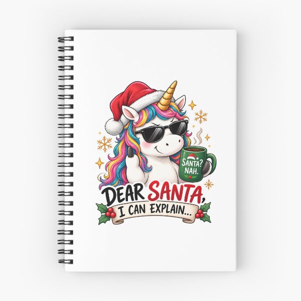 Item preview, Dear Santa I Can Explain Funny Christmas Unicorn Sarcastic designed and sold by Sitred123.