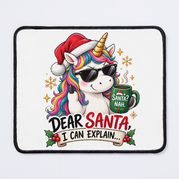 Item preview, Dear Santa I Can Explain Funny Christmas Unicorn Sarcastic designed and sold by Sitred123.