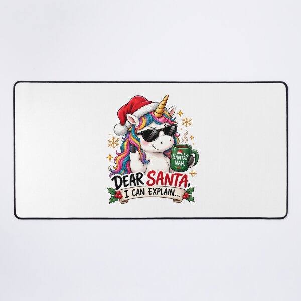 Item preview, Dear Santa I Can Explain Funny Christmas Unicorn Sarcastic designed and sold by Sitred123.