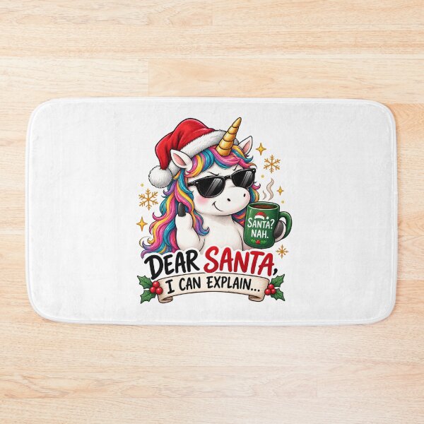 Item preview, Dear Santa I Can Explain Funny Christmas Unicorn Sarcastic designed and sold by Sitred123.