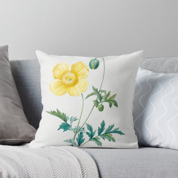 Item preview, Welsh Poppy Flowers Vintage Botanical Illustration designed and sold by TheRetroArtRoom.