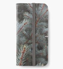 Blue spruce iPhone Wallet/Case/Skin