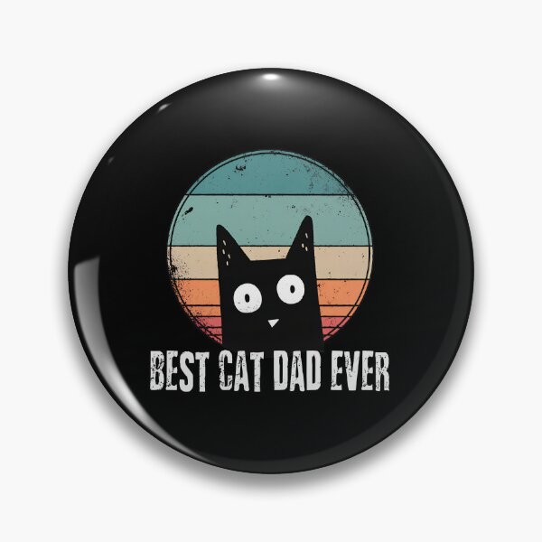 Item preview, Best Cat Dad Ever Retro Feline Buddy designed and sold by OlyvieArt.