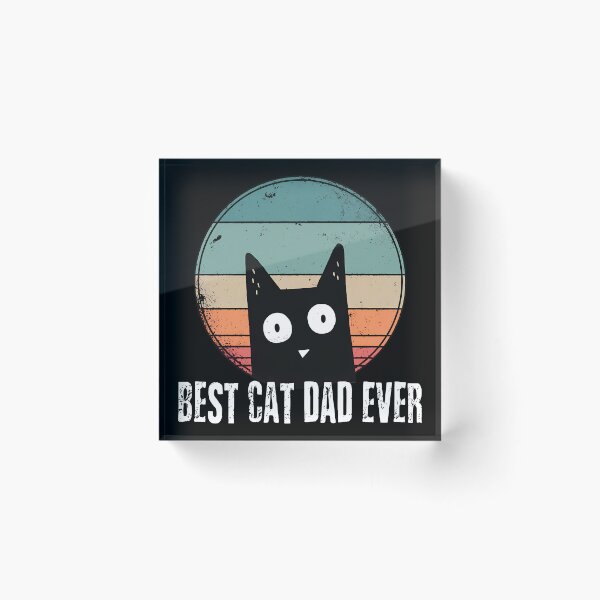Item preview, Best Cat Dad Ever Retro Feline Buddy designed and sold by OlyvieArt.