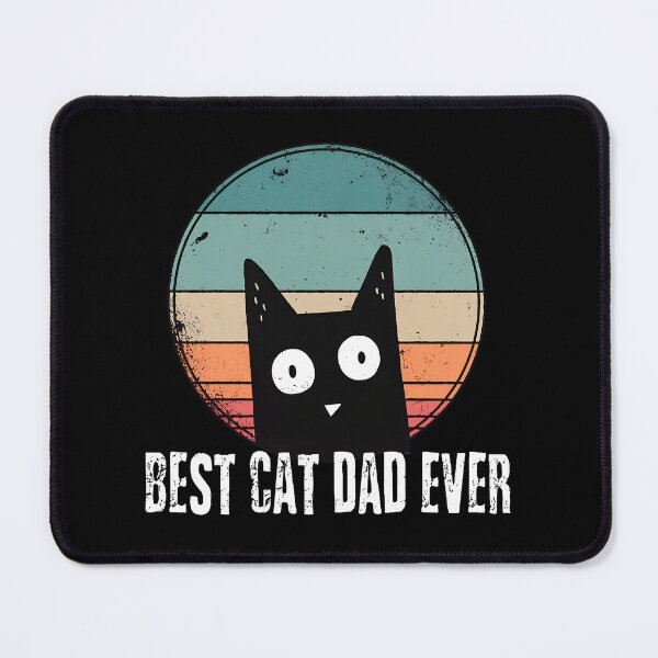 Item preview, Best Cat Dad Ever Retro Feline Buddy designed and sold by OlyvieArt.