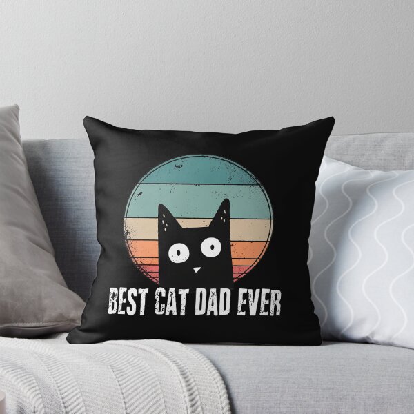 Item preview, Best Cat Dad Ever Retro Feline Buddy designed and sold by OlyvieArt.