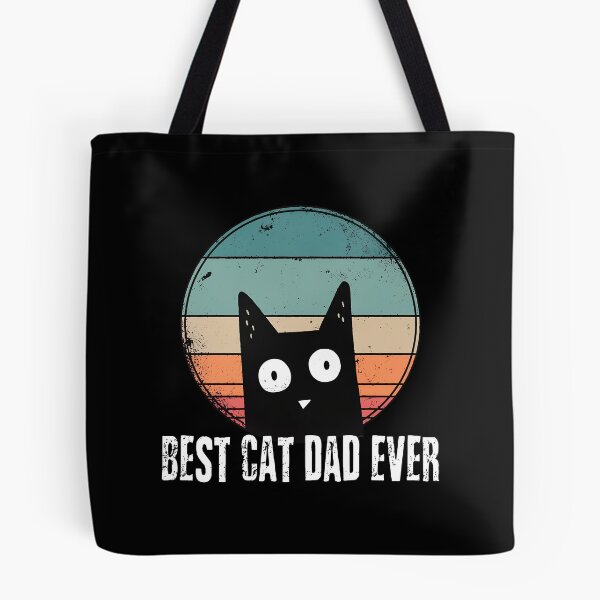 Item preview, Best Cat Dad Ever Retro Feline Buddy designed and sold by OlyvieArt.
