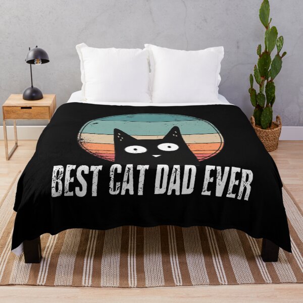 Item preview, Best Cat Dad Ever Retro Feline Buddy designed and sold by OlyvieArt.