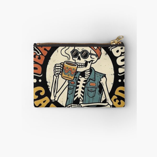 Item preview, Dead Inside But Caffeinated Funny Skeleton designed and sold by JosphC.