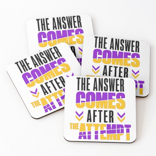 Item preview, The Answer Comes After the Attempt designed and sold by the-dovlat.