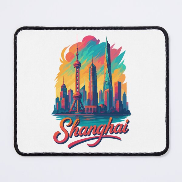 Item preview, Shanghai Skyline – Modern Epic Design designed and sold by Pineapple-Tree.