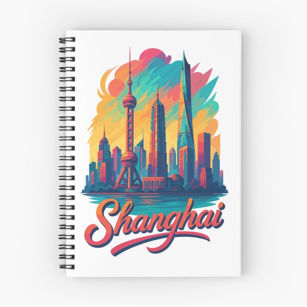 Item preview, Shanghai Skyline – Modern Epic Design designed and sold by Pineapple-Tree.