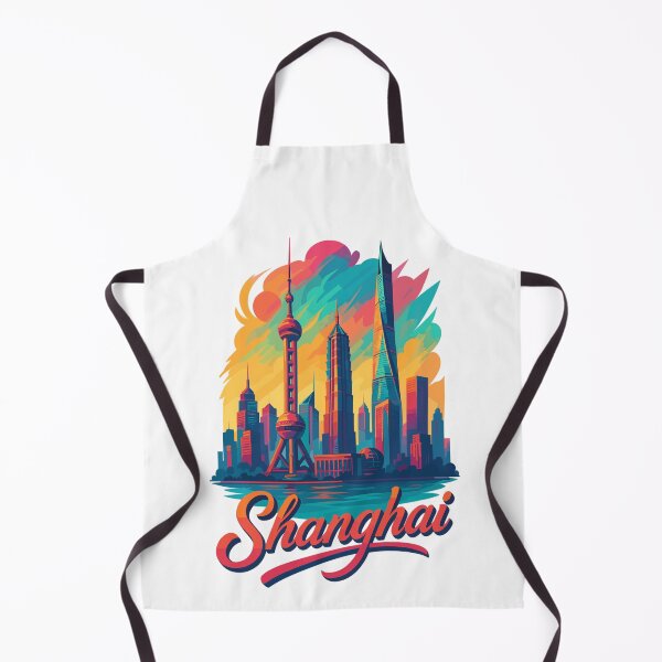 Item preview, Shanghai Skyline – Modern Epic Design designed and sold by Pineapple-Tree.
