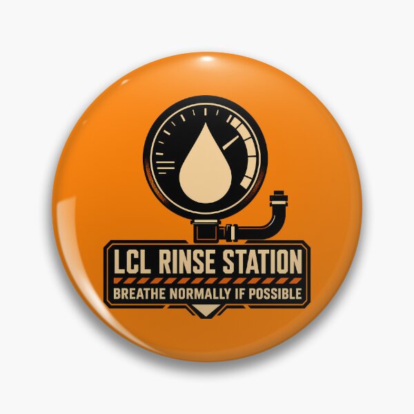 Item preview, LCL Emergency Rinse Station Label designed and sold by agearb.