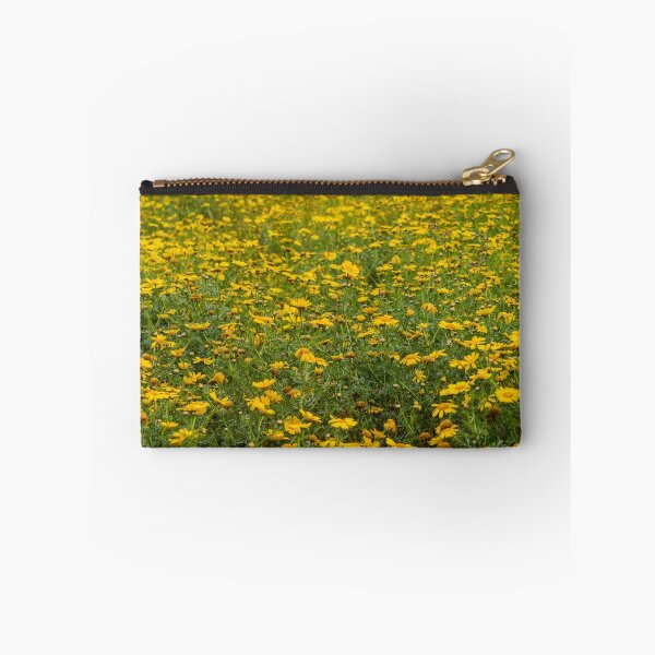 Item preview, Expansive Yellow Flower Field With Wild Daisies Blooming In Sunny Meadow Landscape designed and sold by Nmallia.