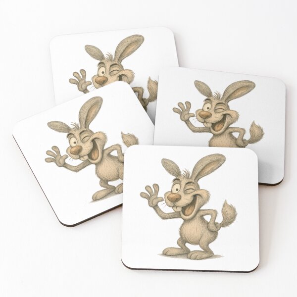 Item preview, Winking Rabbit – Funny Playful Bunny designed and sold by Yomere.