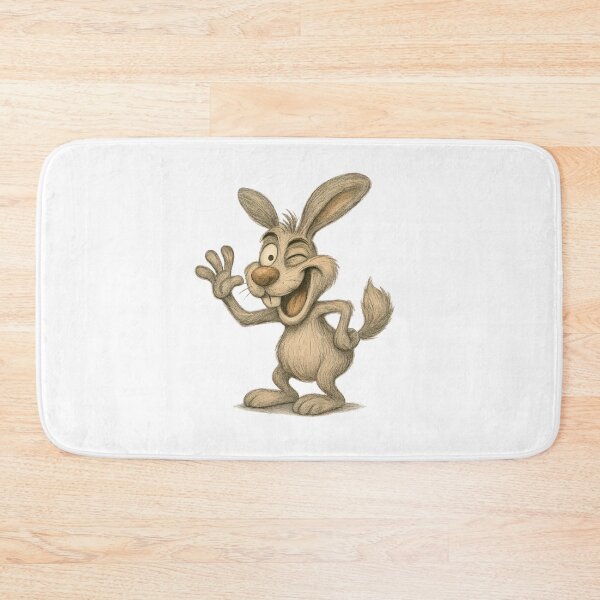 Item preview, Winking Rabbit – Funny Playful Bunny designed and sold by Yomere.