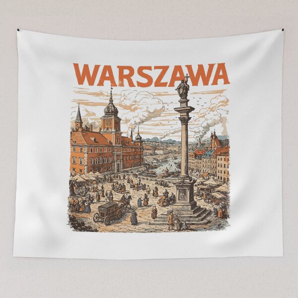 Item preview, Warsaw 1800s: Vintage Warsaw Graphic Design designed and sold by Pineapple-Tree.