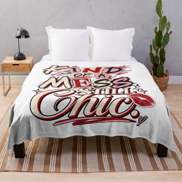 Item preview, Kind of a Mess Still Chic – Funny Trendy Y2K Quote Design designed and sold by Fares Zeineh.