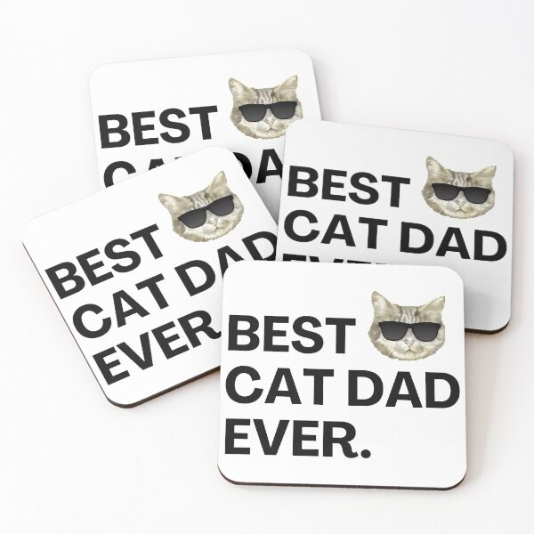 Item preview, Best Cat Dad Ever Sunglasses Cat Graphic designed and sold by OlyvieArt.