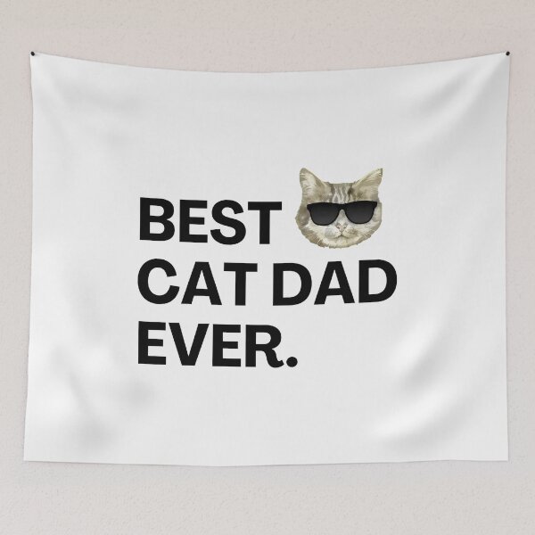 Item preview, Best Cat Dad Ever Sunglasses Cat Graphic designed and sold by OlyvieArt.
