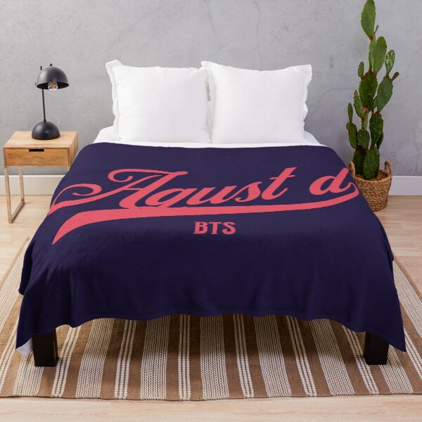 Item preview, Agust D suga yoongi BTS pink varsity baseball designed and sold by Morcawork.