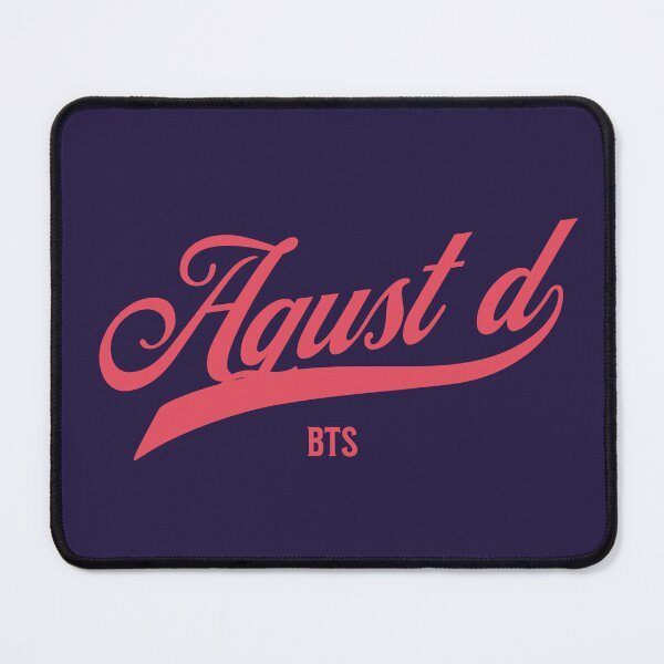 Item preview, Agust D suga yoongi BTS pink varsity baseball designed and sold by Morcawork.