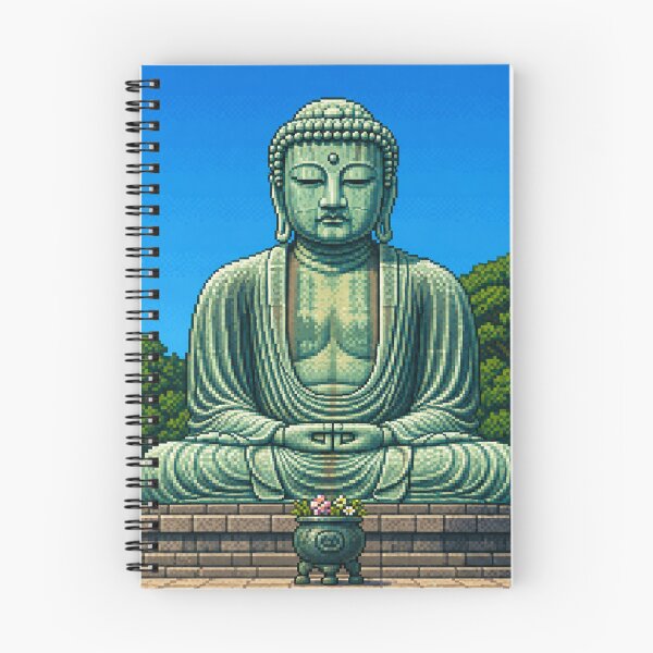 Item preview, Great Buddha of Kamakura Pixel Art designed and sold by sabusabu78.