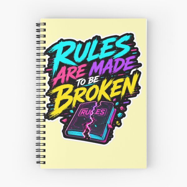 Item preview, Rules Are Made To Be Broken designed and sold by DesignPrePress.