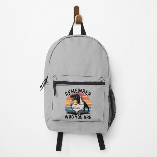 Item preview, Remember Who You Are Chicken Dinosaur Funny Motivational Evolution Design designed and sold by Lina Caro.