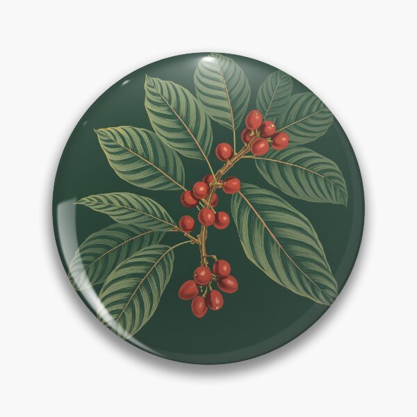 Item preview, Coffea Arabica Botanical Branch Coffee Lover designed and sold by ThirdShiftLab.