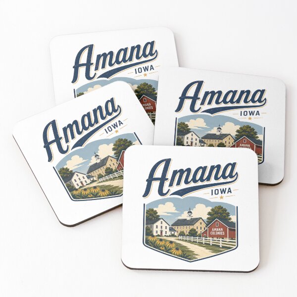 Aperçu de l'œuvre Amana, Iowa créée et vendue par PamLeeDesign.