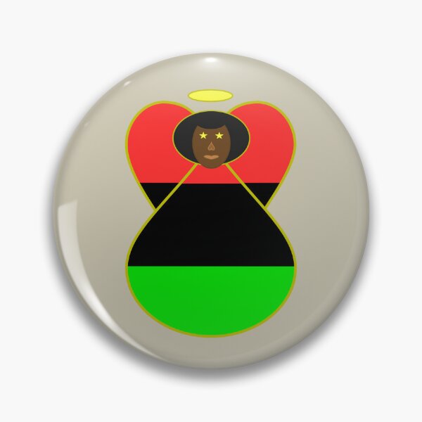 Item preview, African Diaspora Flag African American Angel Design designed and sold by AuntieShoe.