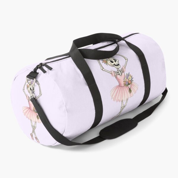 Item preview, Funny Skeleton Ballerina with Flowers – Dancing Bones designed and sold by SweetLilith.