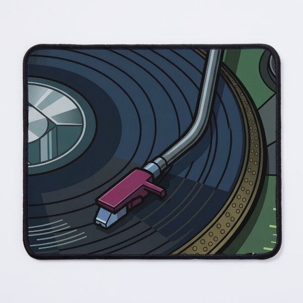 Item preview, Vibrant Retro Turntable Graphic Illustration designed and sold by infinitearte.