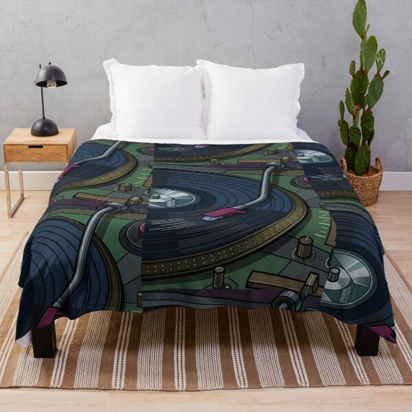 Item preview, Vibrant Retro Turntable Graphic Illustration designed and sold by infinitearte.