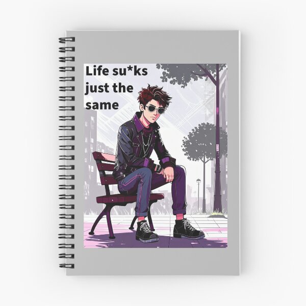 Item preview, Life Su*ks Just the Same | Alternative Aesthetic Graphic Art Design designed and sold by NoobToLegends.