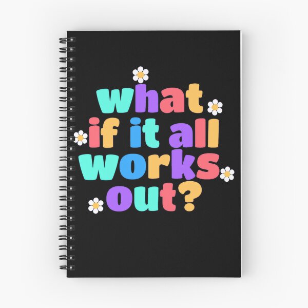 Item preview, What If It All Works Out? Optimism Encouragement Positive Thinking designed and sold by SkeletonsDanger.