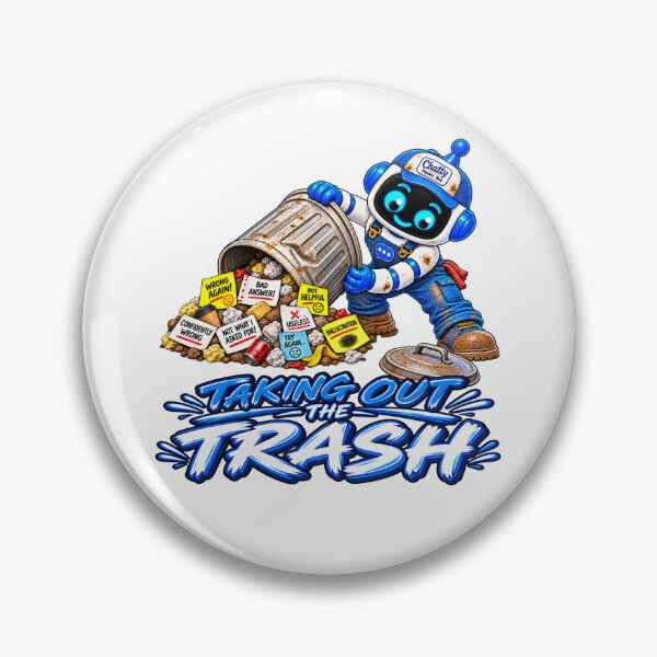 Item preview, Chatty SqueezBot. Taking Out The Trash designed and sold by BSCI Designs.