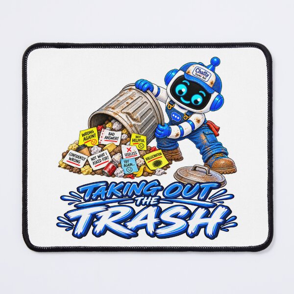 Item preview, Chatty SqueezBot. Taking Out The Trash designed and sold by BSCI Designs.
