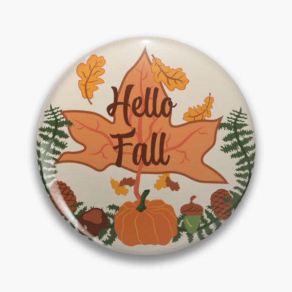 Item preview, Hello Fall - Cosy Cream designed and sold by Daniel Bevis Design.