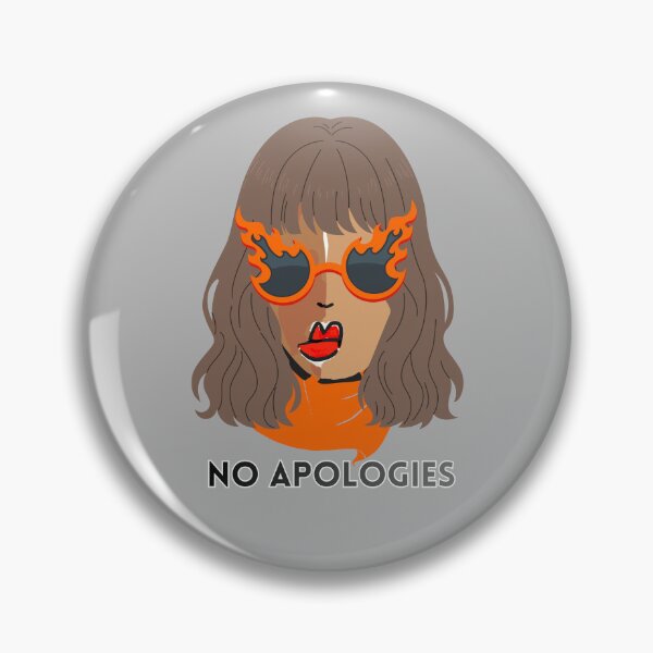 Item preview, No Apologies – Bold Woman Statement designed and sold by baskamade.