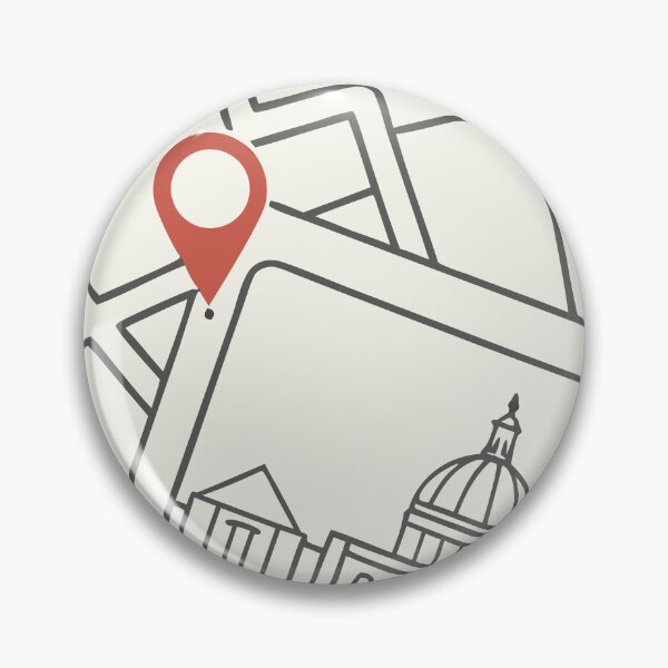 Item preview, City Map Landmark Line Art Print designed and sold by photossmirnov.