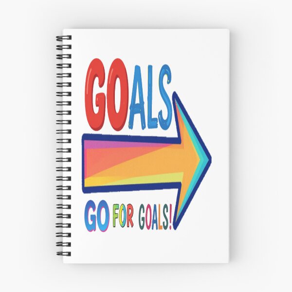 Item preview, Arrow Multicolor Motivational Quote about the take action GO FOR GOALS! designed and sold by Giulivo Store Graphic.