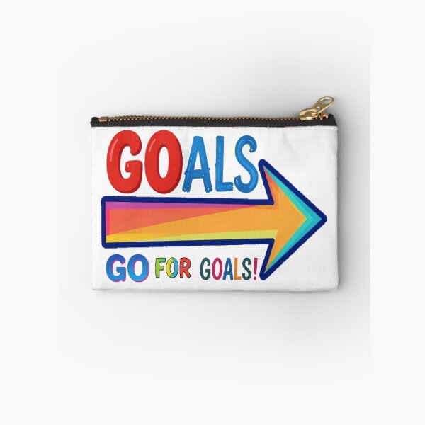 Item preview, Arrow Multicolor Motivational Quote about the take action GO FOR GOALS! designed and sold by Giulivo Store Graphic.