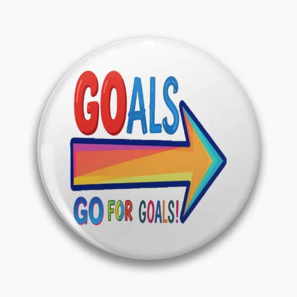 Item preview, Arrow Multicolor Motivational Quote about the take action GO FOR GOALS! designed and sold by Giulivo Store Graphic.