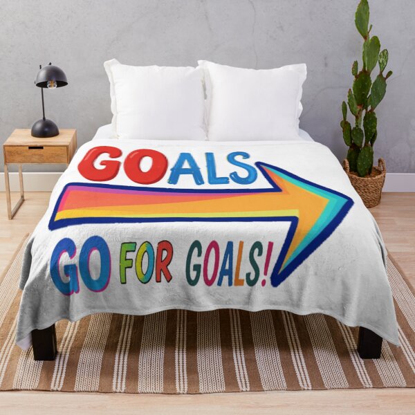 Item preview, Arrow Multicolor Motivational Quote about the take action GO FOR GOALS! designed and sold by Giulivo Store Graphic.