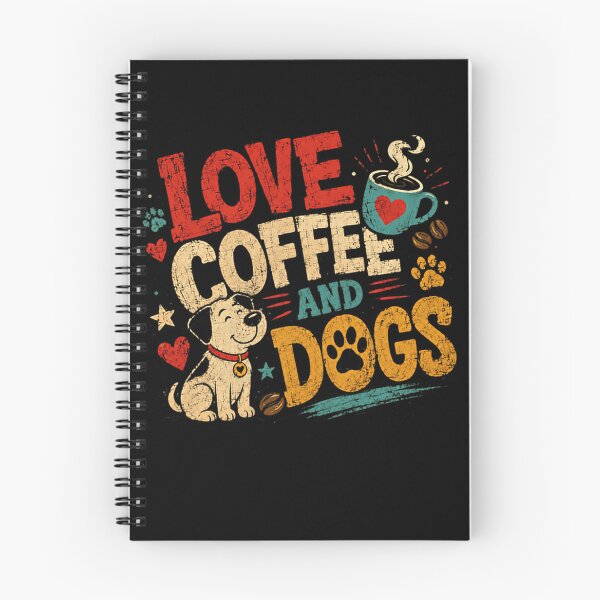 Item preview, Love Coffee And Dogs Dog Owner Coffee Enthusiast Pet Parent designed and sold by SkeletonsDanger.