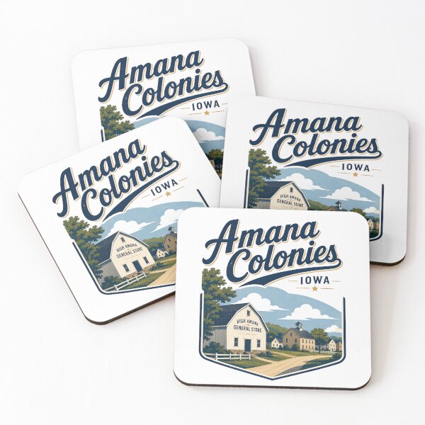 Aperçu de l'œuvre Amana, Iowa créée et vendue par PamLeeDesign.
