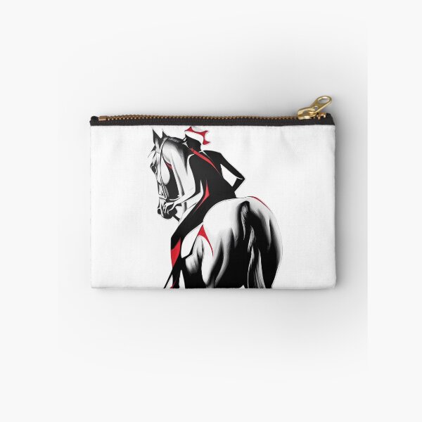 Item preview, On a horse Minimalist Youth Trend Design in Black White Red designed and sold by ErgTime.